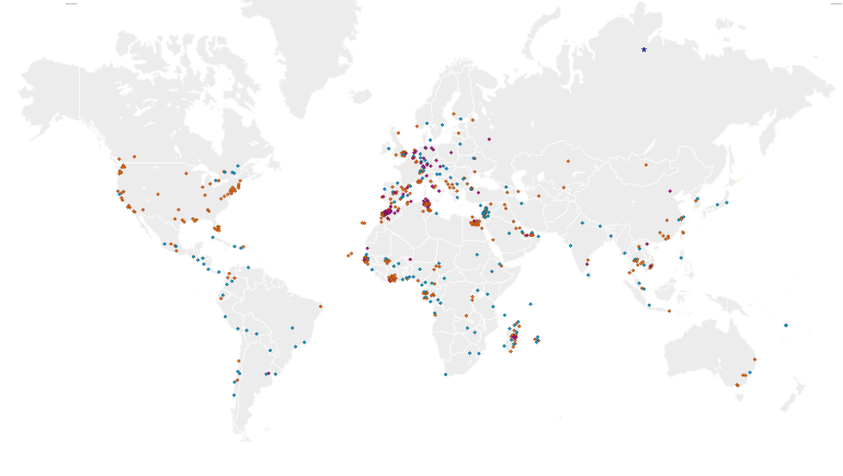 Carte du réseau mondial AEFE