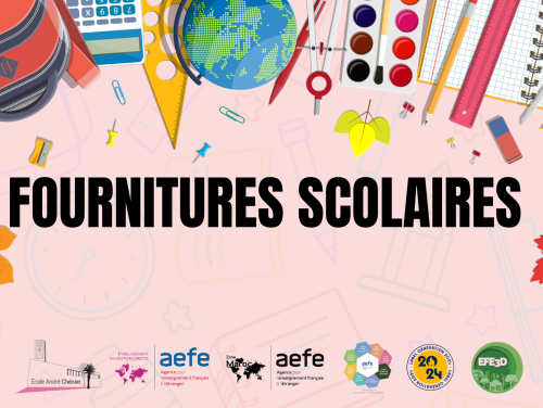 FORNITURES SCOLAIRES