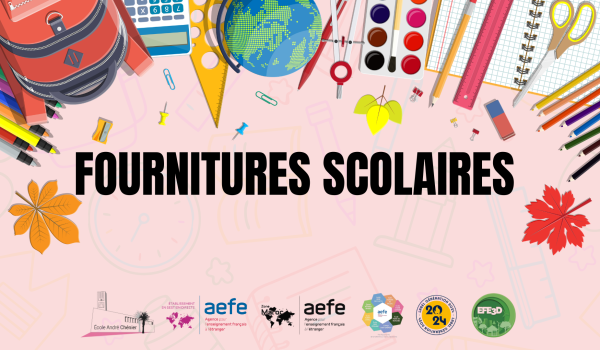 FORNITURES SCOLAIRES